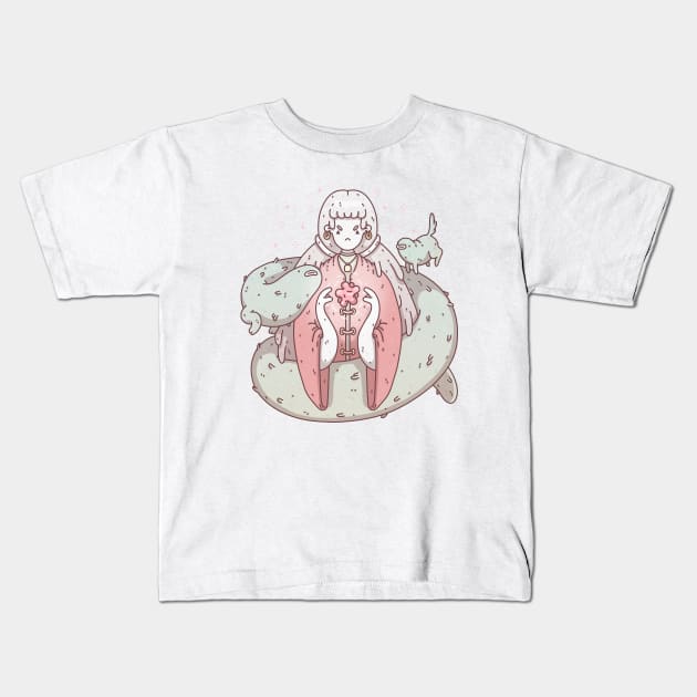 witch Kids T-Shirt by odsanyu